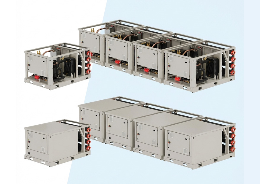 EWW(H)(L)T-Q modular heat pumps